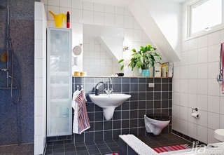 欧式风格别墅富裕型卫生间洗手台图片