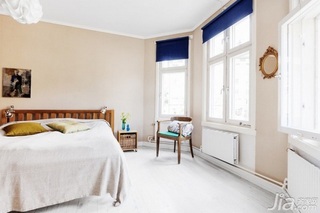 北欧风格三居室5-10万120平米卧室床效果图