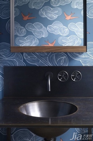 欧式风格三居室富裕型卫生间洗手台效果图