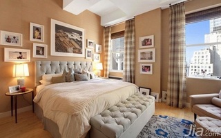 美式风格公寓富裕型卧室装潢