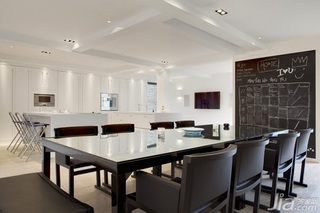 loft风格公寓140平米以上餐厅餐桌效果图