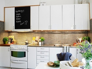 北欧风格二居室白色5-10万80平米厨房装修