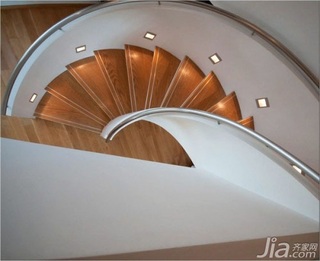 loft风格时尚暖色调楼梯设计图纸
