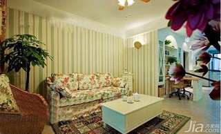 简约风格二居室梦幻经济型80平米客厅装修