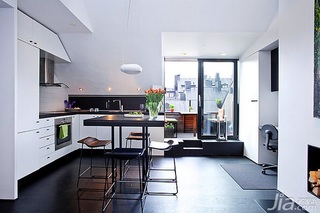 北欧风格二居室5-10万50平米厨房装修