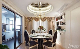 二居室奢华豪华型140平米以上餐厅餐桌效果图