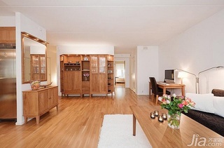 北欧风格四房以上5-10万110平米客厅装潢