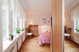 北欧风格四房以上5-10万110平米卧室设计图