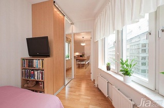 北欧风格四房以上5-10万110平米卧室装修效果图