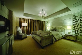 简约风格公寓浪漫富裕型130平米卧室装修图片