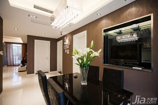 简约风格公寓舒适富裕型130平米餐厅装修