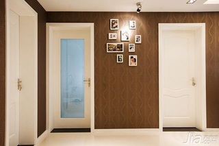 简约风格公寓温馨富裕型130平米玄关走廊装修图片