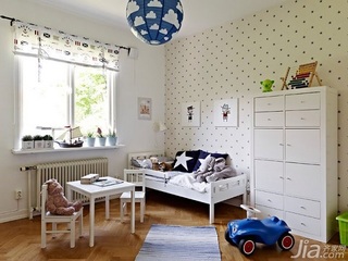 欧式风格二居室5-10万90平米儿童房床图片