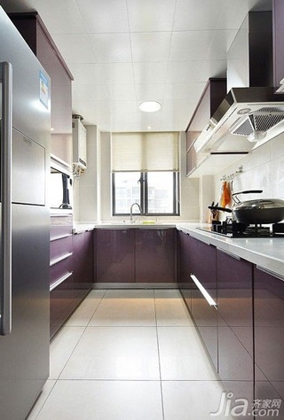 欧式风格公寓简洁富裕型130平米厨房装潢