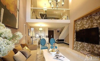 欧式风格别墅时尚豪华型140平米以上客厅装修效果图