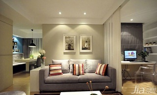 简约风格公寓时尚富裕型客厅沙发效果图