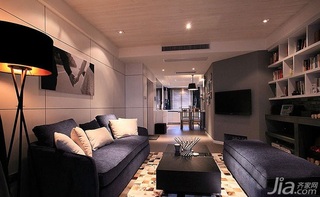 简约风格二居室时尚富裕型100平米客厅装修效果图
