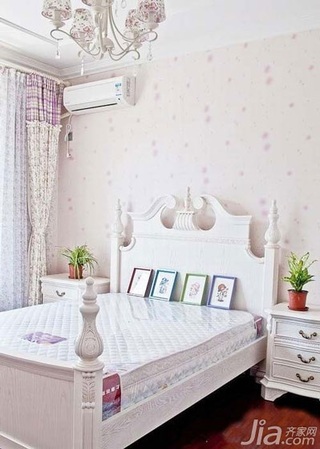欧式风格复式时尚豪华型140平米以上卧室床图片