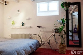 北欧风格公寓白色60平米卧室设计