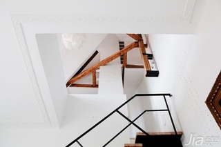 跃层白色140平米以上阁楼楼梯装修效果图