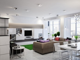 简约风格公寓大气140平米以上客厅沙发图片