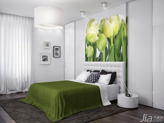 简约风格公寓浪漫140平米以上卧室床图片