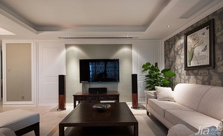 美式风格三居室富裕型客厅沙发图片