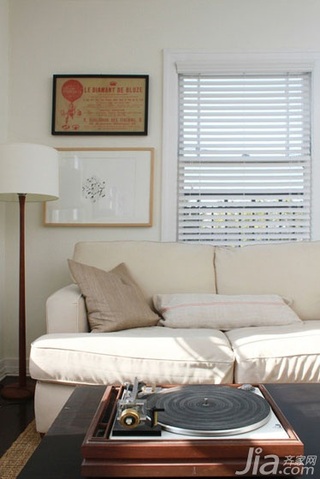 公寓白色经济型70平米客厅沙发效果图