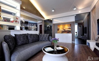 简约风格二居室80平米客厅沙发图片