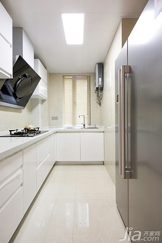 二居室白色20万以上90平米厨房橱柜订做