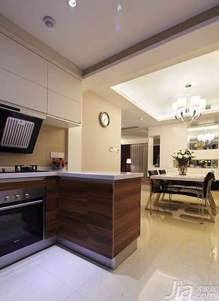 简约风格二居室20万以上厨房橱柜安装图