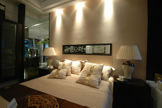 中式风格三居室古典富裕型客厅沙发效果图
