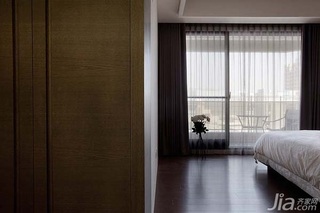简约风格二居室简洁经济型卧室窗帘图片