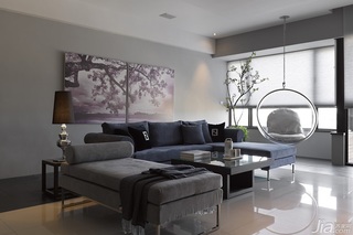 简约风格一居室时尚经济型客厅沙发效果图