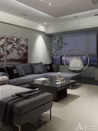 简约风格一居室浪漫经济型客厅沙发图片