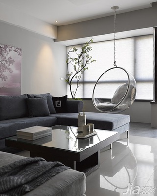 简约风格一居室浪漫经济型客厅沙发效果图