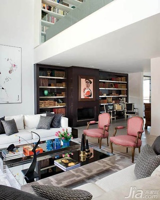 欧式风格公寓时尚经济型客厅沙发效果图