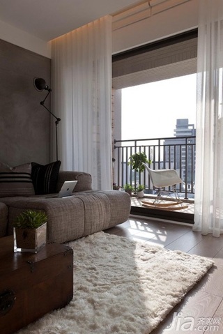 简约风格小户型温馨客厅沙发效果图