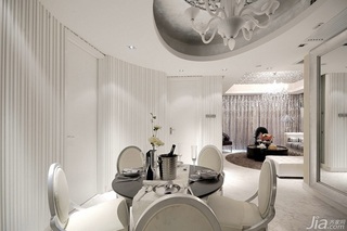 二居室大气白色富裕型餐厅餐桌图片