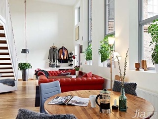 公寓温馨经济型80平米客厅沙发图片