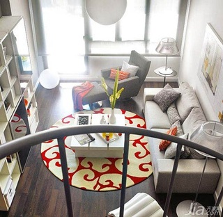 小户型简洁经济型客厅沙发效果图