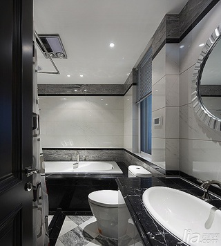 新古典风格四房以上豪华型卫生间洗手台图片