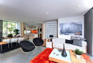 简约风格公寓温馨客厅沙发效果图