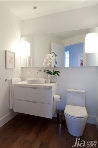 公寓白色140平米以上卫生间洗手台效果图