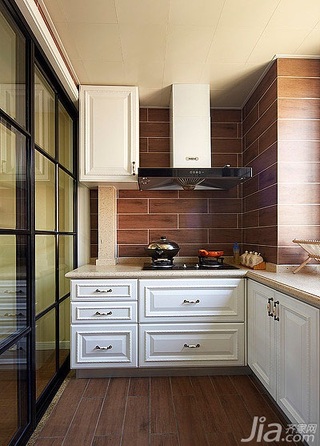 简约风格三居室130平米厨房改造
