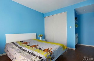 简约风格三居室130平米儿童房床图片