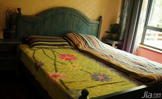 田园风格复式140平米以上卧室床效果图