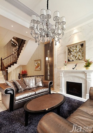 新古典风格20万以上140平米以上客厅沙发图片
