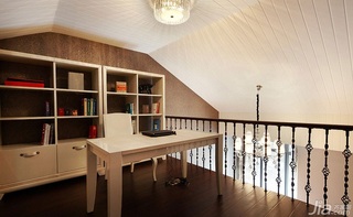 新古典风格20万以上140平米以上书房效果图