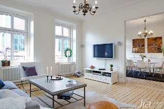 简约风格公寓小清新80平米客厅沙发效果图